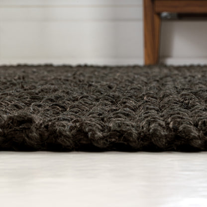 LAUREL 8' X 10' BROWN JUTE HANDMADE AREA RUG