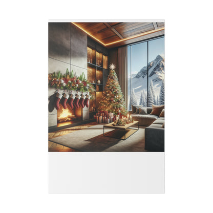 Christmas Matte Canvas, Stretched, 0.75"