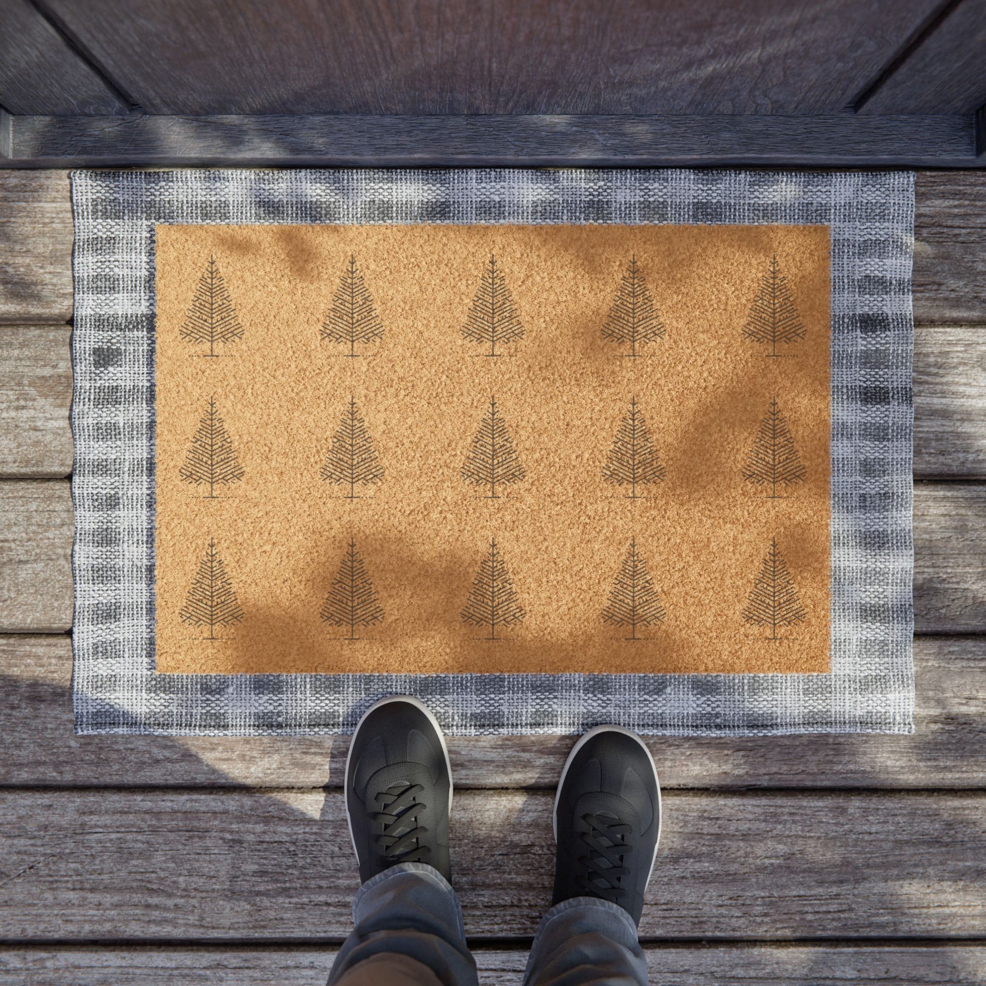 Christmas Trees Doormat - Varnish & Vibe