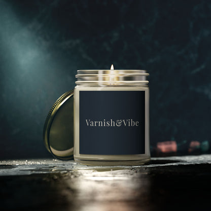VARNISH & VIBE 4oz/9oz COCONUT APRICOT WAX SCENTED CANDLE