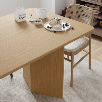 MALIBU 79" UNFINISHED WOOD SQUARE BAR TABLE - Varnish & Vibe