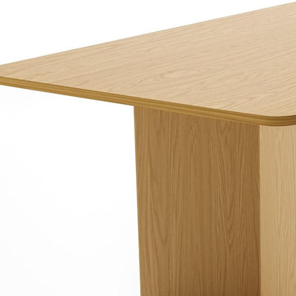 MALIBU 79" UNFINISHED WOOD SQUARE BAR TABLE - Varnish & Vibe