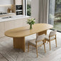 MALIBU II 79" UNFINISHED WOOD OVAL BAR TABLE - Varnish & Vibe