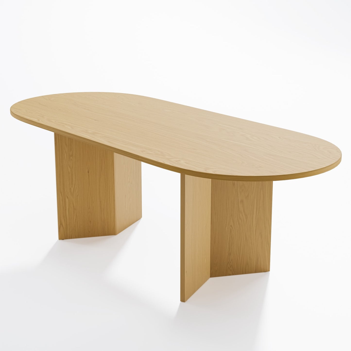 MALIBU II 79" UNFINISHED WOOD OVAL BAR TABLE - Varnish & Vibe
