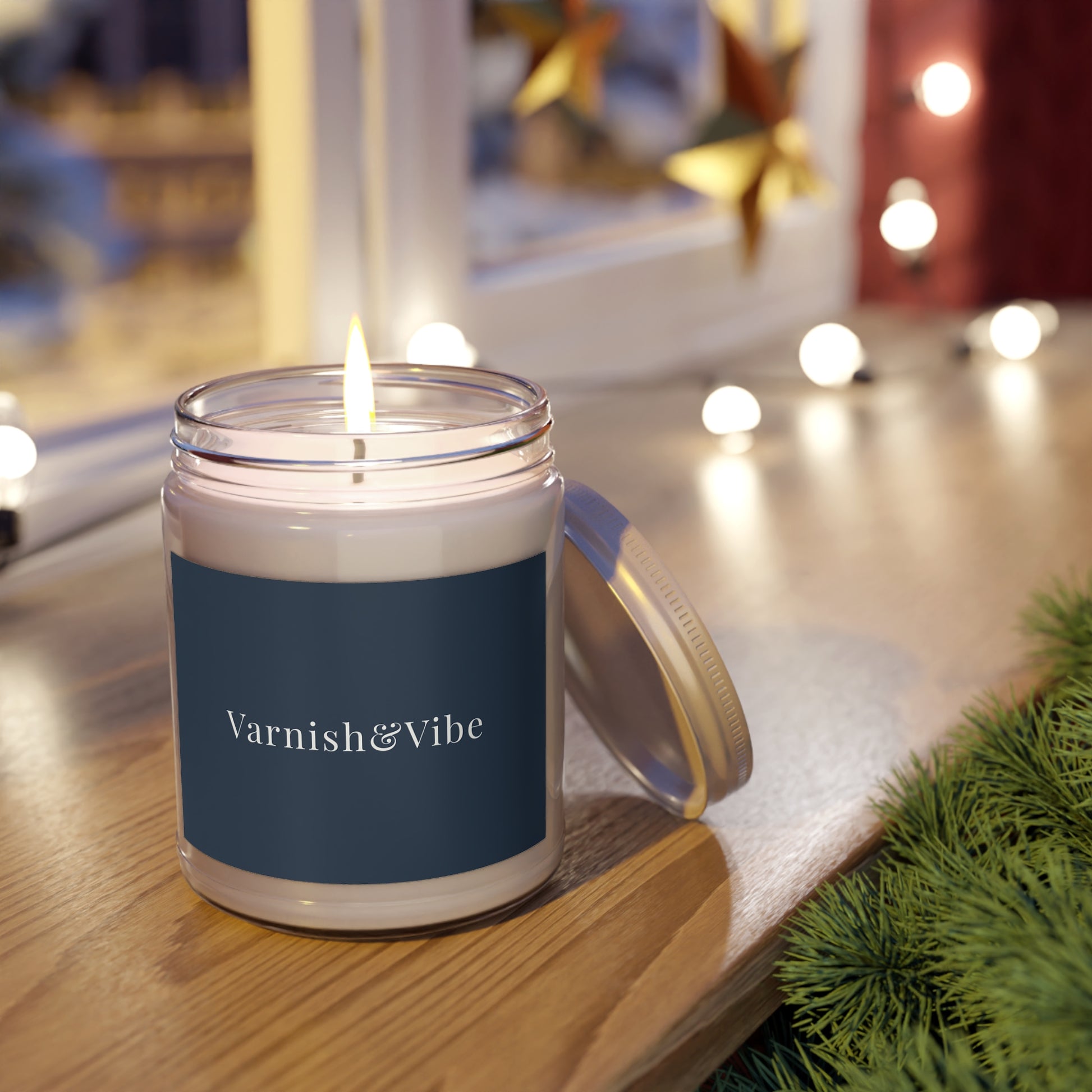 Scented Candle, 9oz - Varnish & Vibe