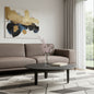 PALISADES 41" BLACK SOLID WOOD ROUND COFFEE TABLE - Varnish & Vibe
