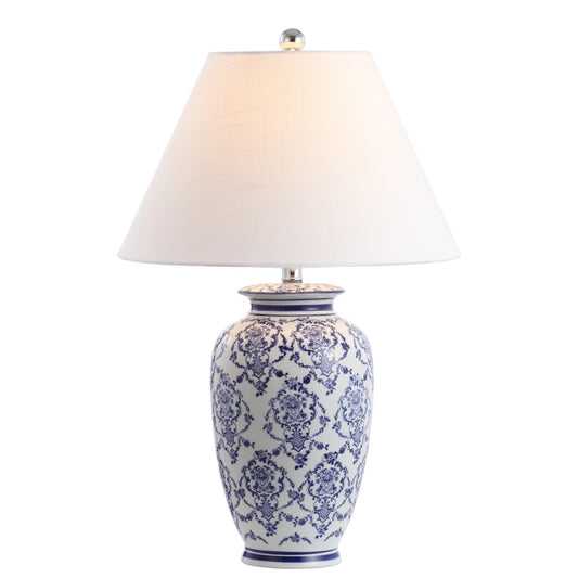 CALABASAS 26" BLUE NOVELTY TABLE LAMP LED WITH GLOBE SHADE - Varnish & Vibe