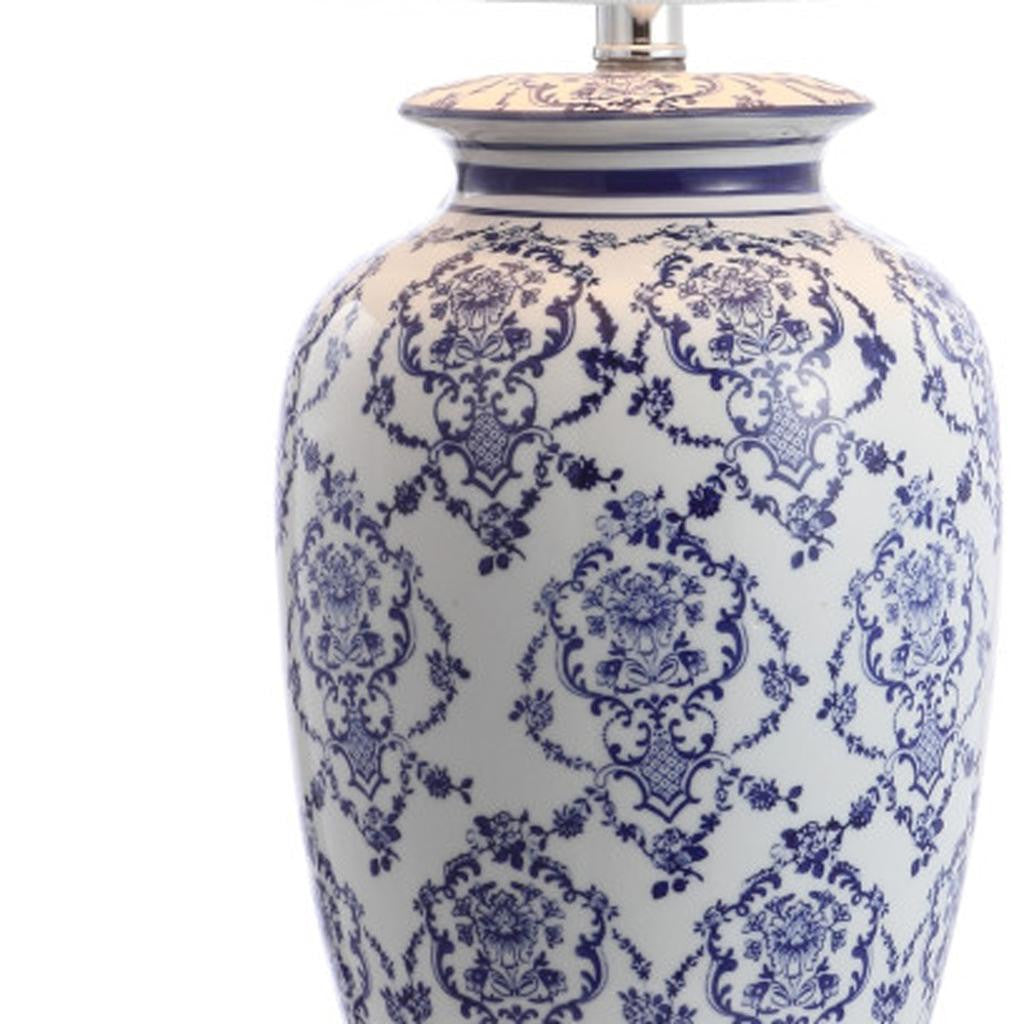 CALABASAS 26" BLUE NOVELTY TABLE LAMP LED WITH GLOBE SHADE - Varnish & Vibe
