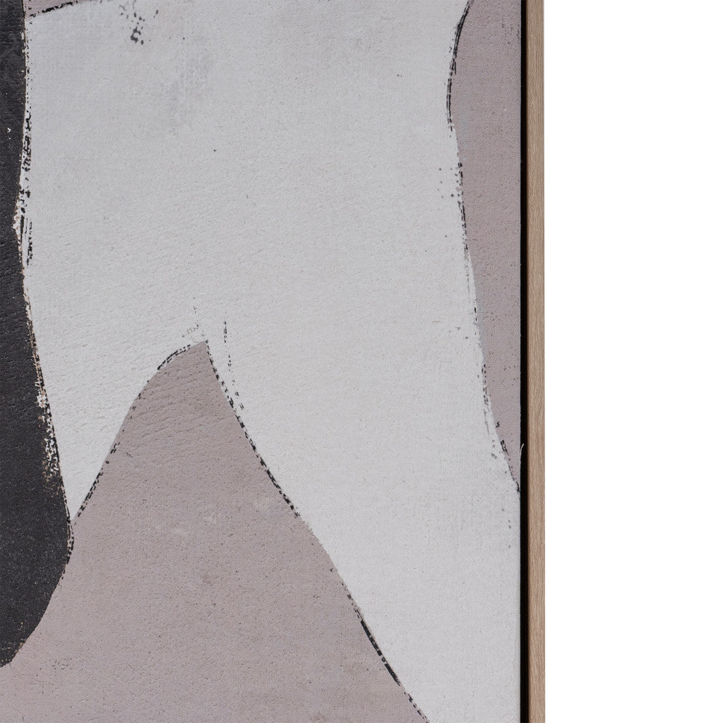PALISADES GALLOP OF THE DIVINE HAND PAINTED LIGHT BROWN FLOATER FRAME WALL ART - Varnish & Vibe