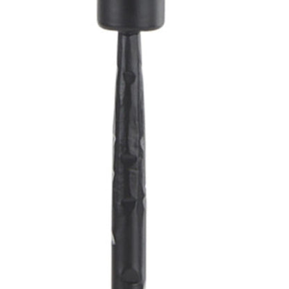 black metal floor taper candlestick, metal floor taper candlestick, floor taper candlestick, 12" black metal floor taper, black metal floor taper