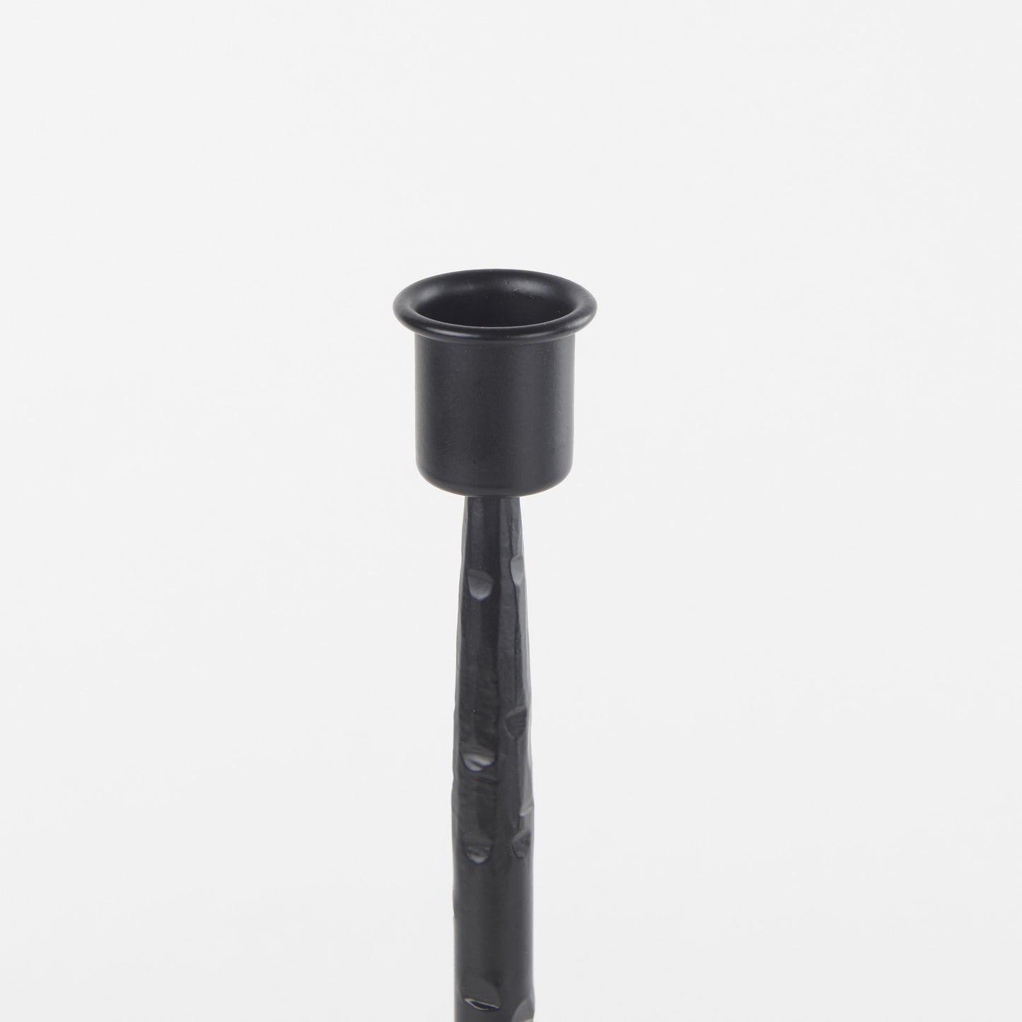 PALISADES 12" BLACK METAL FLOOR TAPER CANDLESTICK - Varnish & Vibe