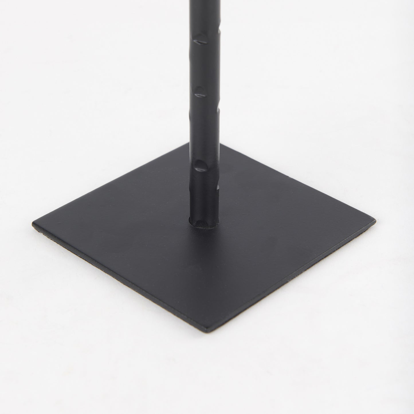 PALISADES 12" BLACK METAL FLOOR TAPER CANDLESTICK - Varnish & Vibe