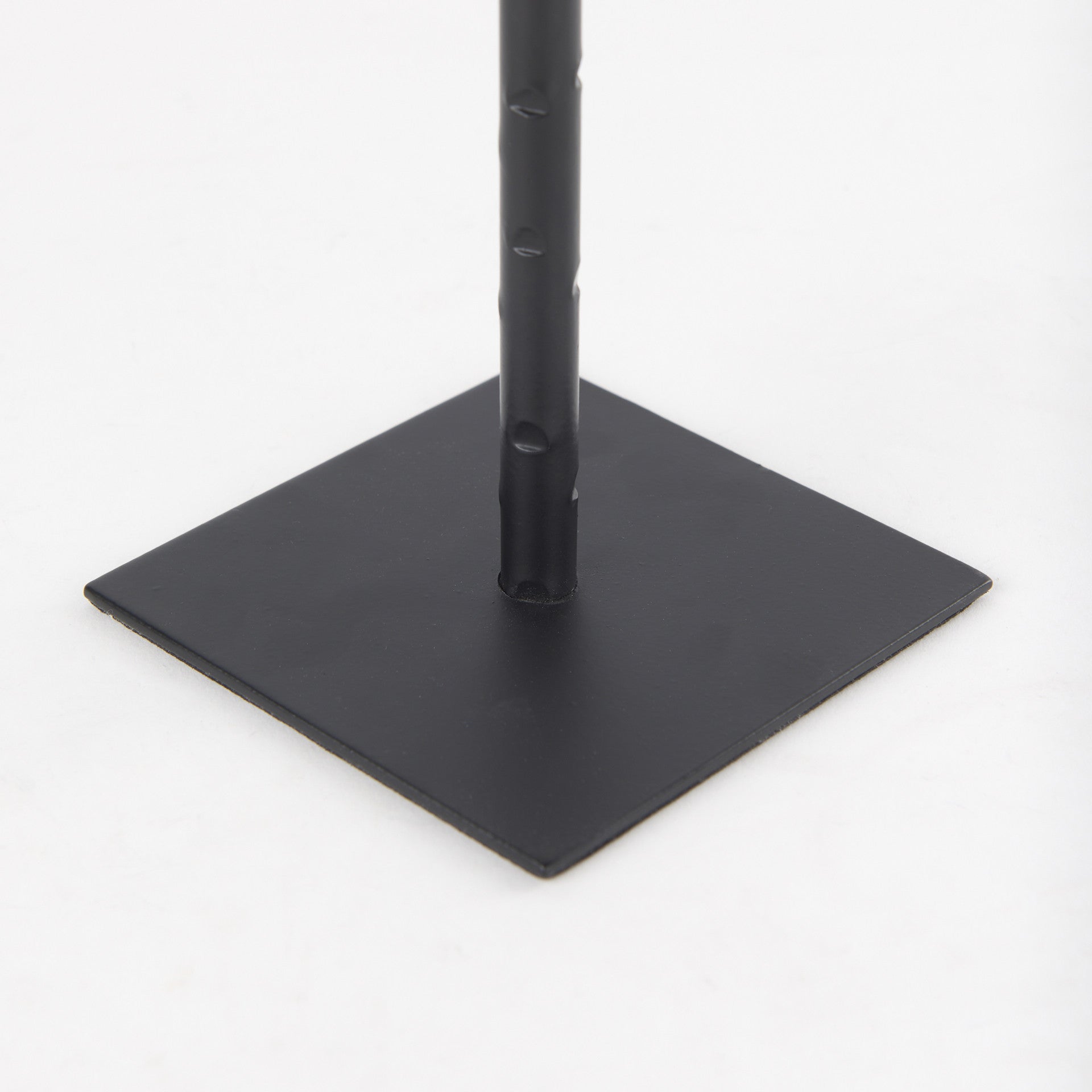 PALISADES 12" BLACK METAL FLOOR TAPER CANDLESTICK - Varnish & Vibe