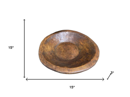 solid wood round dough bowl, wood round dough bowl, round dough bowl, natural solid wood round dough, solid wood round dough