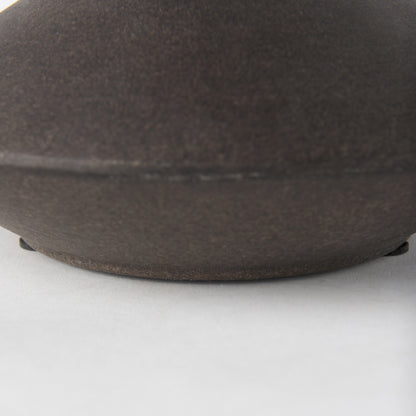 brown ceramic bud table vase, ceramic bud table vase, bud table vase, ceramic bud table, brown ceramic bud table