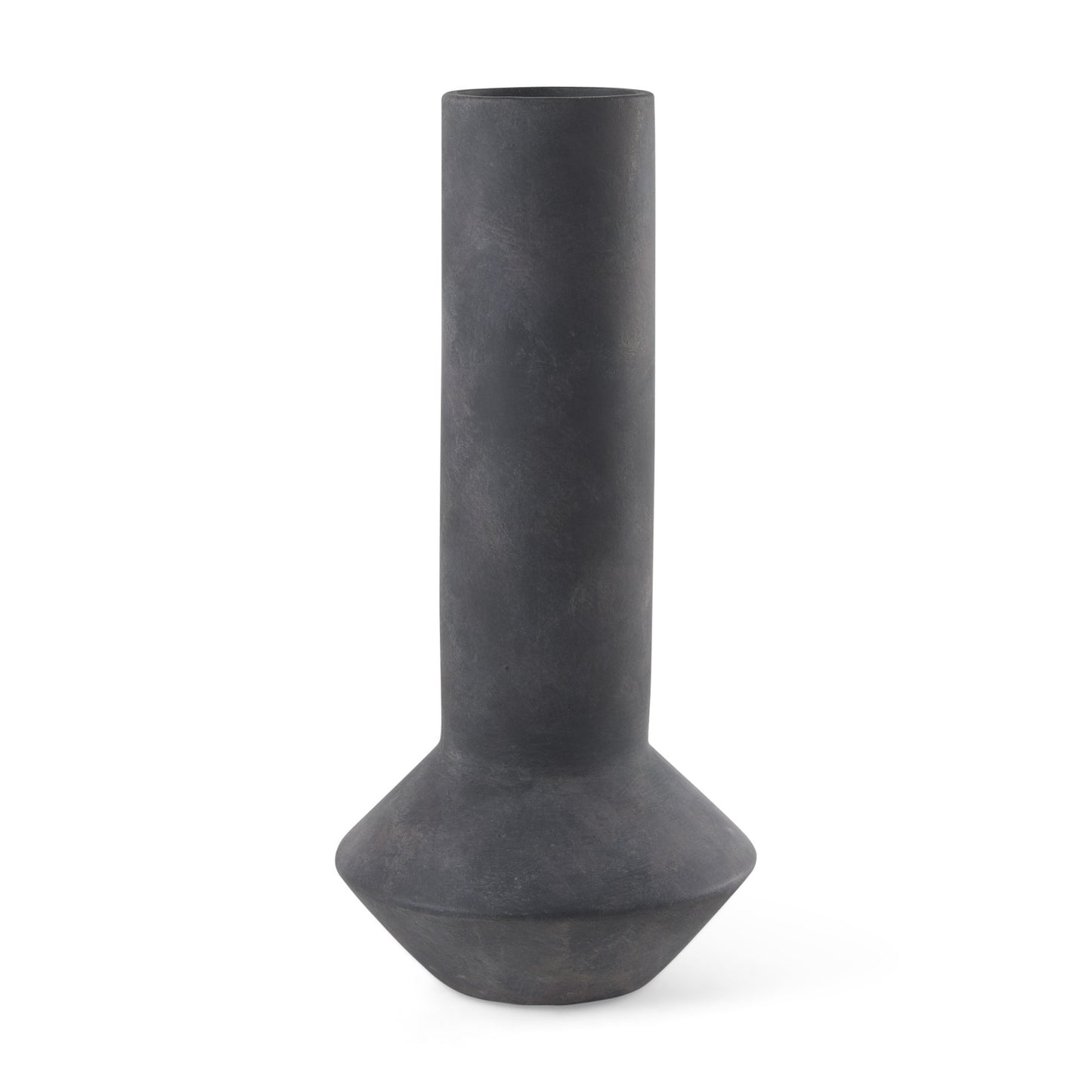 PALISADES 15" BLACK CERAMIC TULIP TABLE VASE - Varnish & Vibe