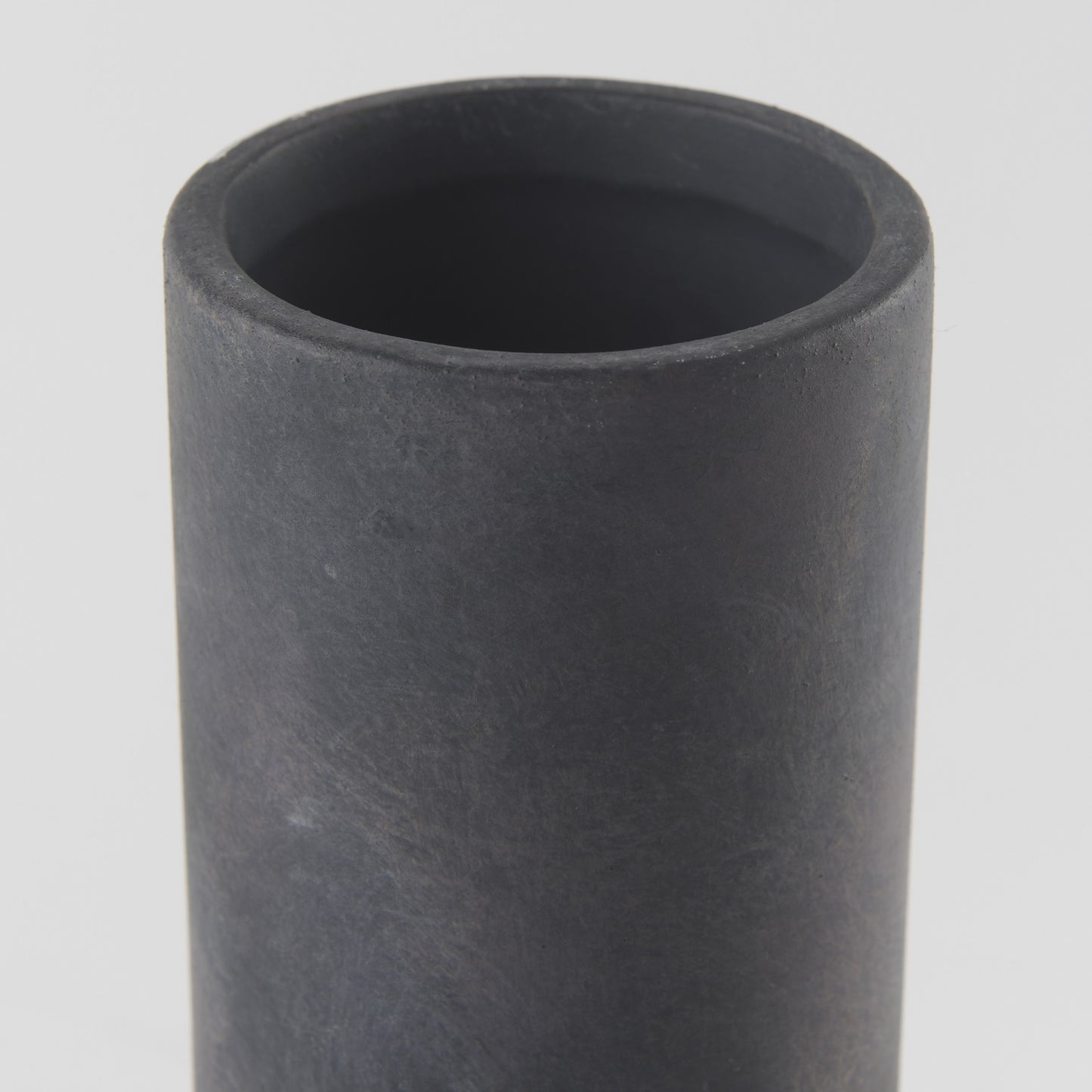 PALISADES 15" BLACK CERAMIC TULIP TABLE VASE - Varnish & Vibe
