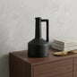 PALISADES 9" BLACK CERAMIC TABLE VASE - Varnish & Vibe