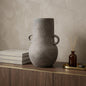 PALISADES 10" BROWN CERAMIC AMPHORA TABLE VASE - Varnish & Vibe