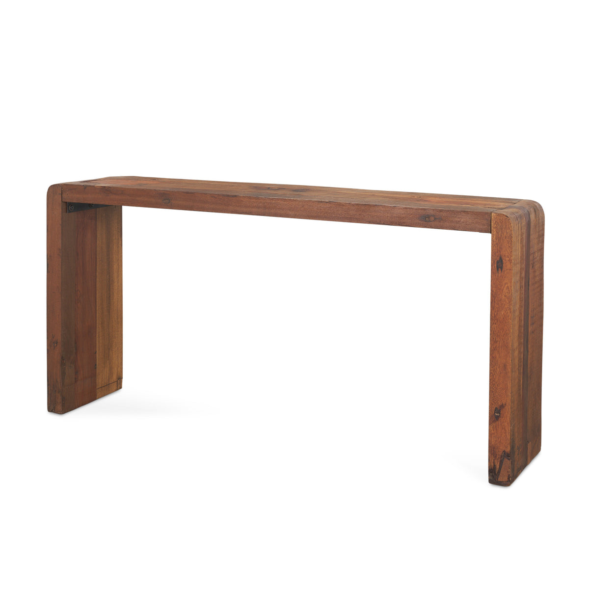 LAUREL 60" BROWN RECLAIMED WOOD FRAME CONSOLE TABLE