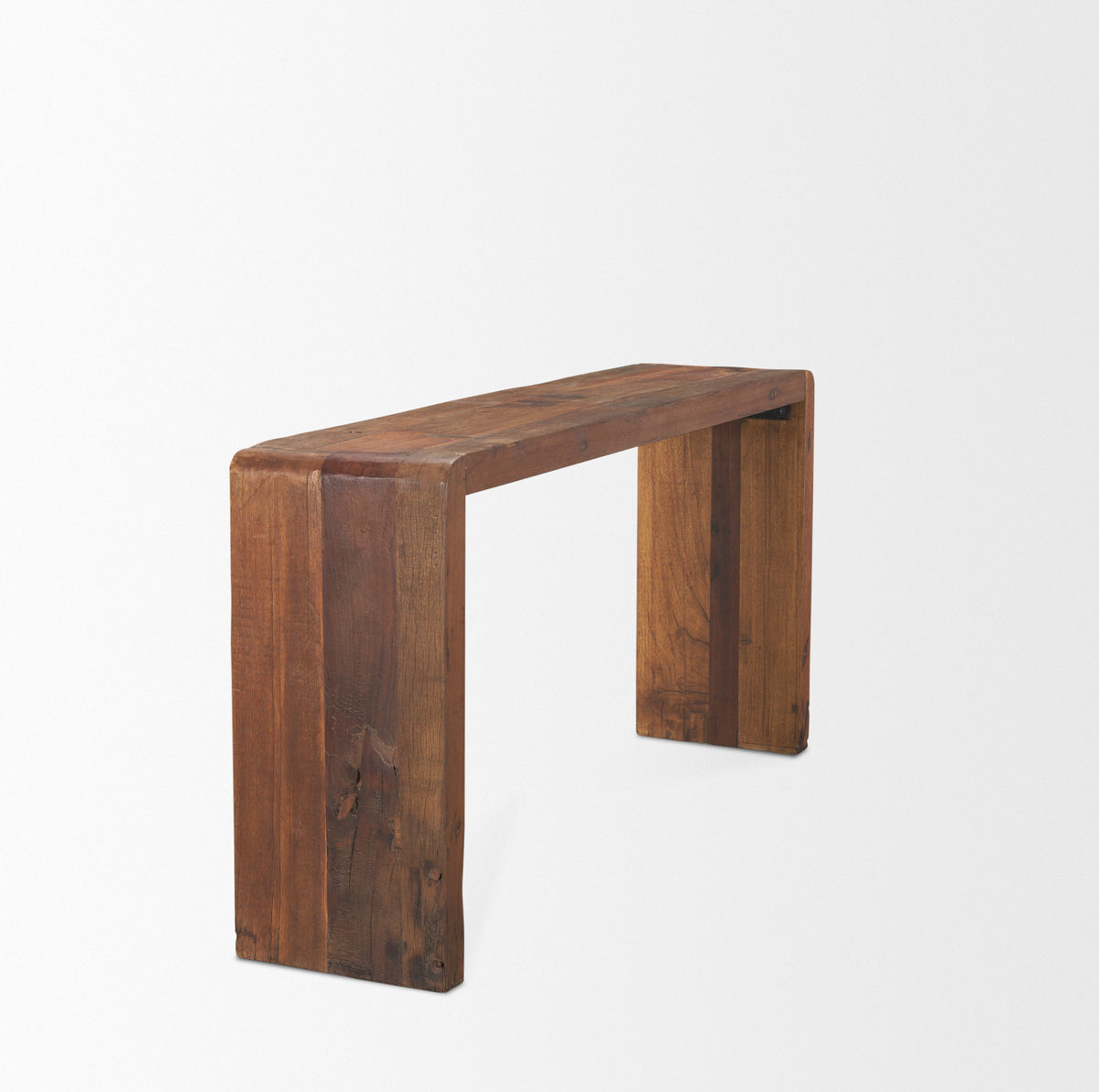 LAUREL 60" BROWN RECLAIMED WOOD FRAME CONSOLE TABLE