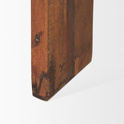 LAUREL 60" BROWN RECLAIMED WOOD FRAME CONSOLE TABLE