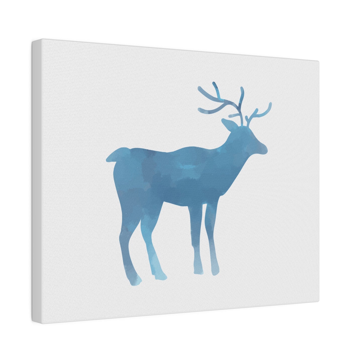 Reindeer Winter Matte Canvas, Stretched, 0.75" - Varnish & Vibe