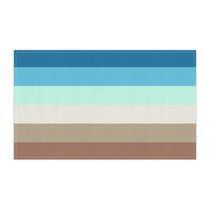 OCEAN STRIPED BREEZE COTTON TEA TOWEL