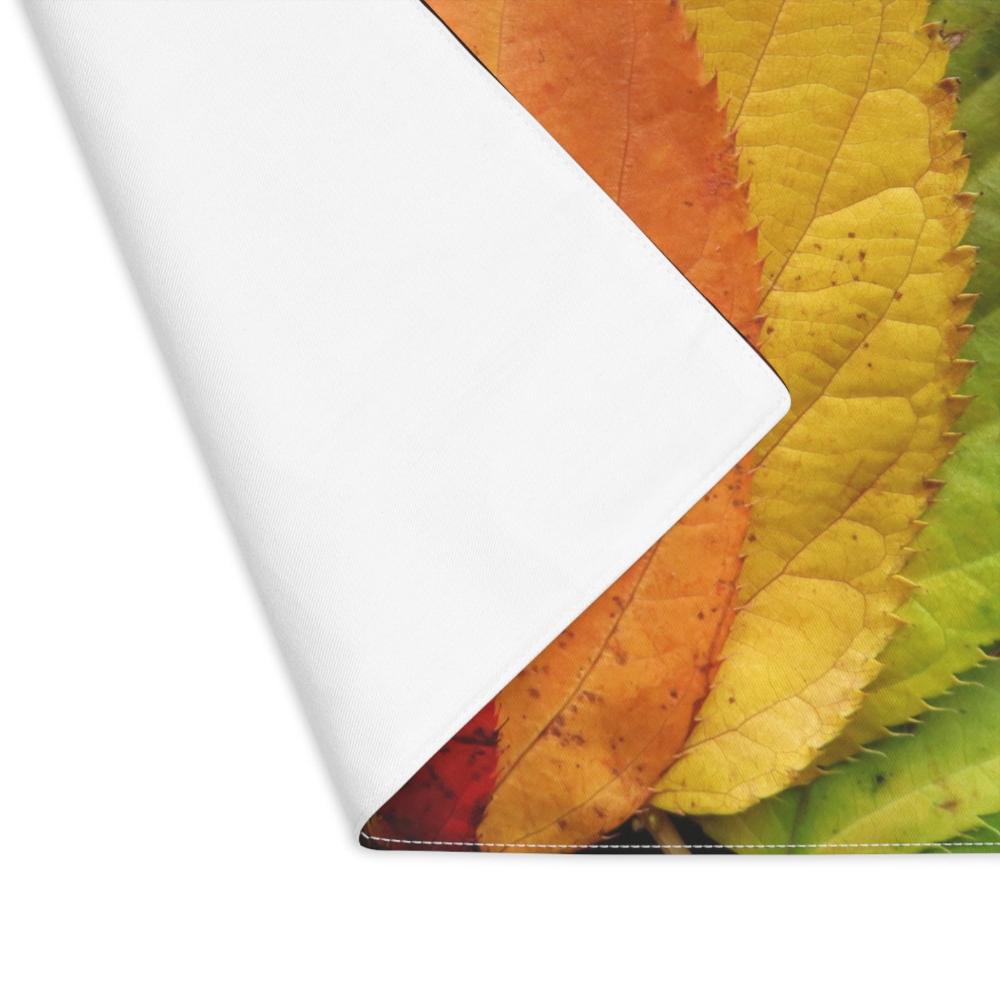 Gradient Leaves Autumn Spectrum Fall Placemat