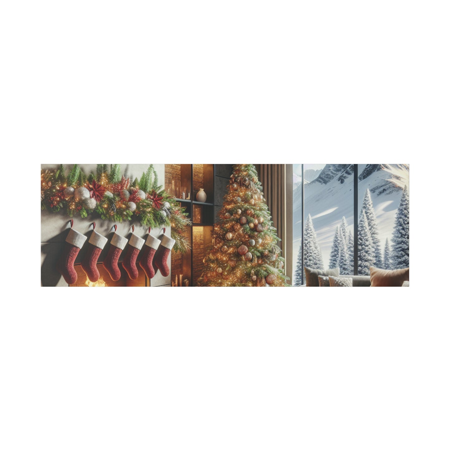 Christmas Matte Canvas, Stretched, 0.75"