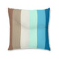 OCEAN STRIPED TUFTED FLOOR PILLOW