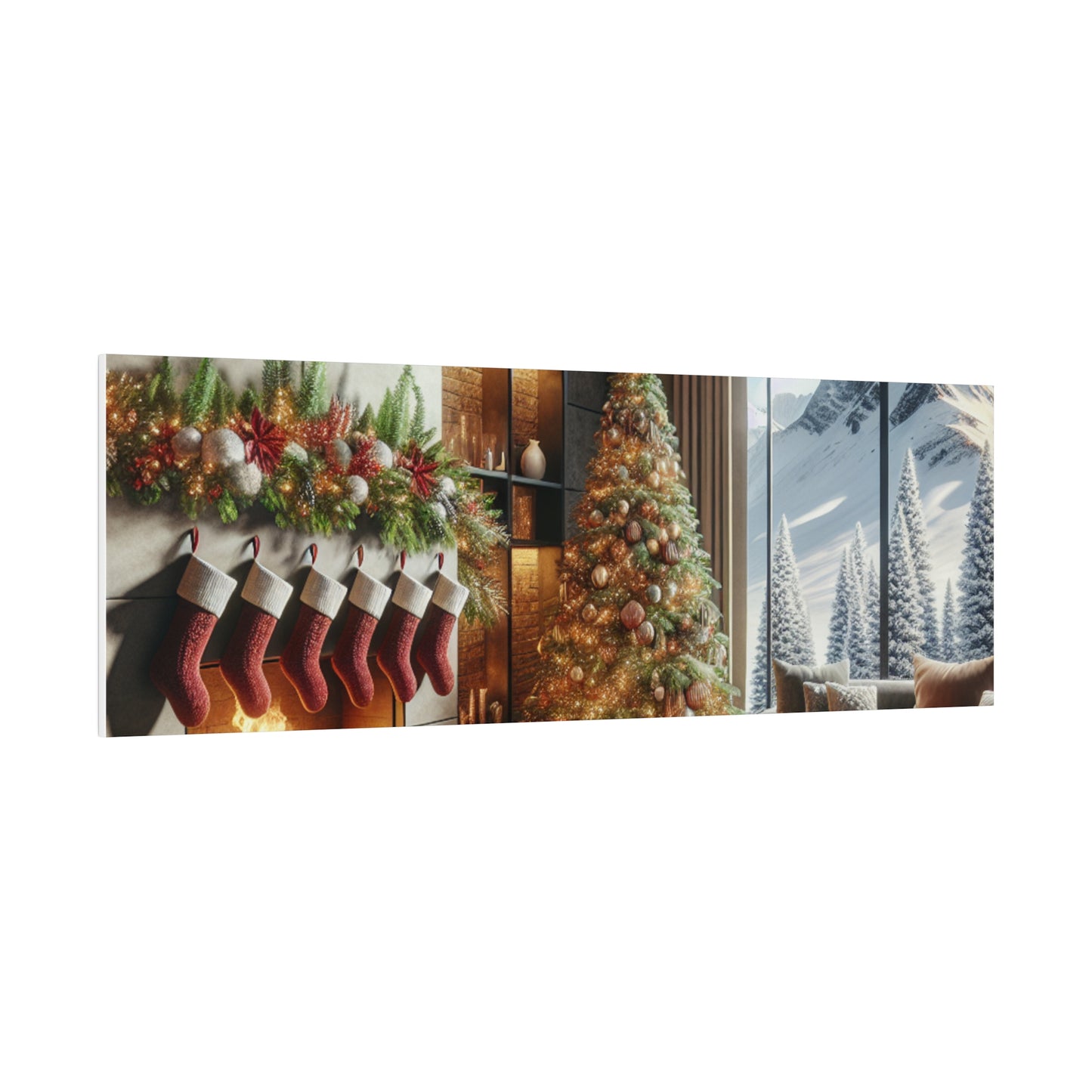 Christmas Matte Canvas, Stretched, 0.75"