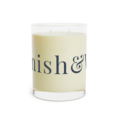 Scented Candle - Full Glass, 11oz - Varnish & Vibe