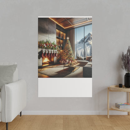 Christmas Matte Canvas, Stretched, 0.75"
