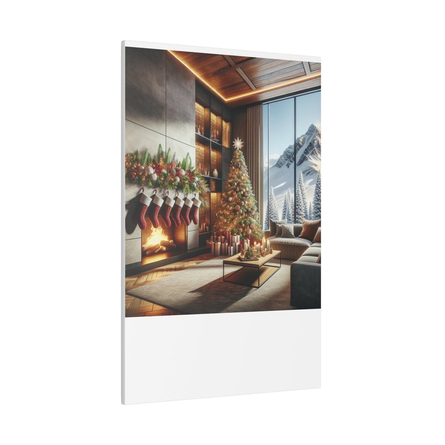 Christmas Matte Canvas, Stretched, 0.75"
