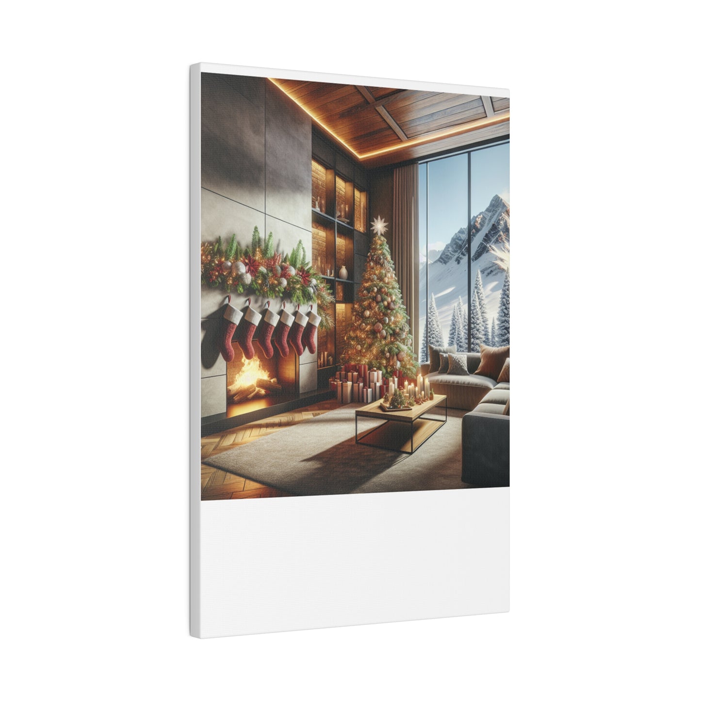 Christmas Matte Canvas, Stretched, 0.75"