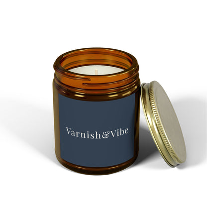 VARNISH & VIBE 4oz/9oz COCONUT APRICOT WAX SCENTED CANDLE