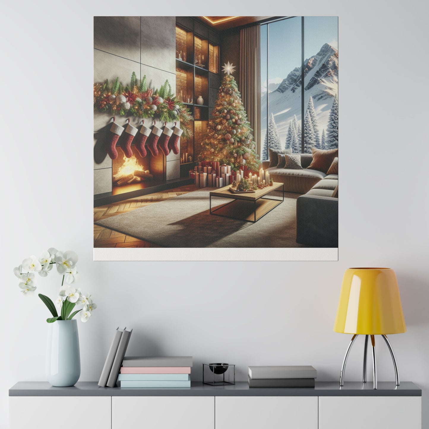 Christmas Matte Canvas, Stretched, 0.75"