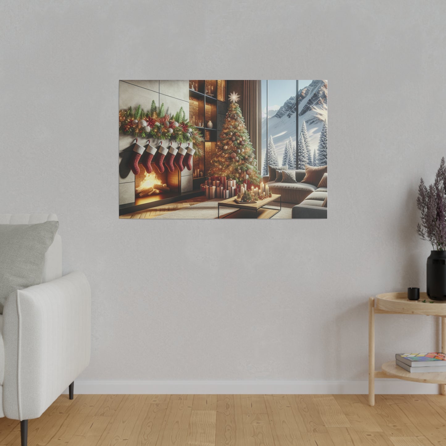 Christmas Matte Canvas, Stretched, 0.75"