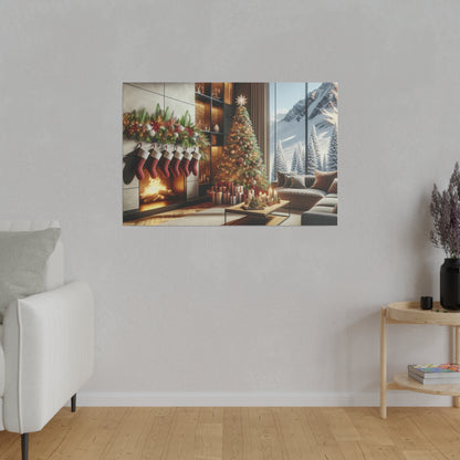 Christmas Matte Canvas, Stretched, 0.75"