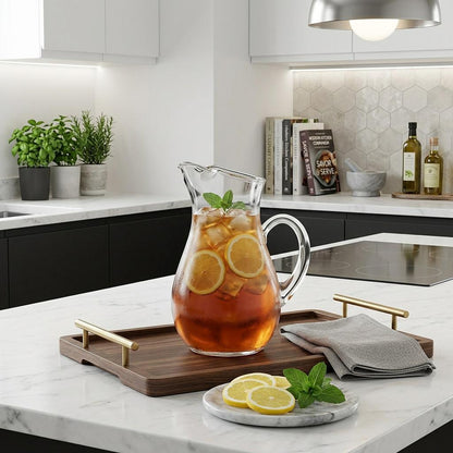 CALABASAS MOUTH BLOWN ICE TEA  MARTINI OR WATER GLASS PITCHER  36 OZ - Varnish & Vibe