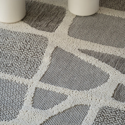 LAKEVIEW RUG BRANCH HOGAR 8' x 11' ABSTRACT GEOMETRIC OUTDOOR RUG