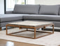 HARBOR CONCRETE AND METAL COFFEE TABLE