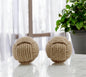 OCEAN SET OF TWO JUTE SCULPTURES