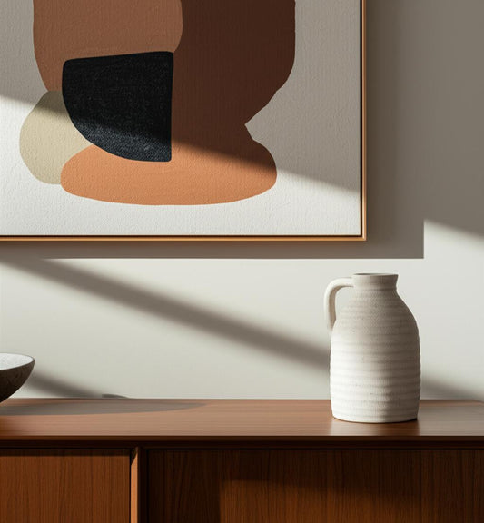 Tyrus Matte White Vase